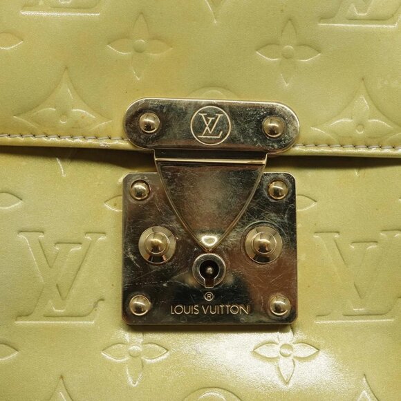 LOUIS VUITTON Monogram Vernis Spring Street Hand Bag Gris M91029 LV Auth - Picture 6 of 16